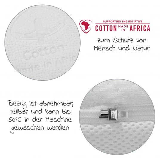 Alvi Babybett-Matratze Farm - Cotton made in Africa 70 x 140 cm 6 Alvi Babybett-Matratze Farm - Cotton made in Africa 70 x 140 cm – Bild 6