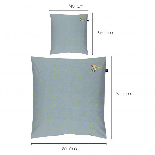 Alvi Bettwäsche aus Bio-Baumwolle 80 x 80 cm - Der Kleine Prinz - Limited Edition 3 Alvi Bettwäsche aus Bio-Baumwolle 80 x 80 cm - Der Kleine Prinz - Limited Edition – Bild 3