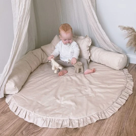 Alvi Kuschelkissen Organic Cotton 30 x 30 cm - Volant 4 Alvi Kuschelkissen Organic Cotton 30 x 30 cm - Volant – Bild 4