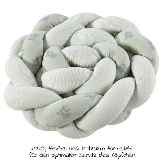 Alvi Nestchenschlange Geflochten - Organic Cotton - Teddy 1961 2 Alvi Nestchenschlange Geflochten - Organic Cotton - Teddy 1961 – Bild 2
