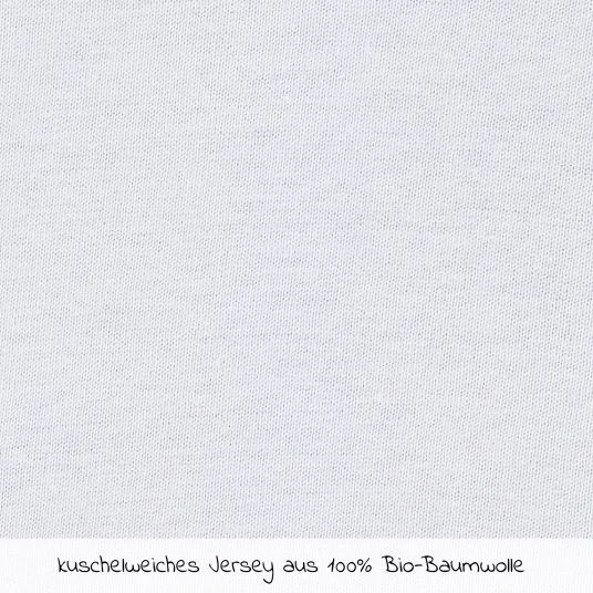 Alvi Spannbetttuch 2er Pack aus Bio-Baumwolle für kleine Matratzen 40 x 90 cm - Weiß 2 Alvi Spannbetttuch 2er Pack aus Bio-Baumwolle für kleine Matratzen 40 x 90 cm - Weiß – Bild 2