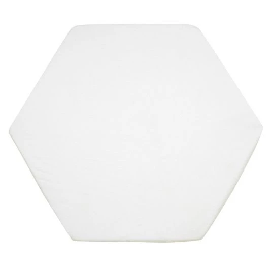 Alvi Spannbetttuch für 6- und 8-eckige Laufgittermatratzen 115 cm - Weiß 1 Alvi Spannbetttuch für 6- und 8-eckige Laufgittermatratzen 115 cm - Weiß