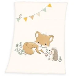 Baby Best Kuscheldecke - 75 x 100 cm - Waldfreunde