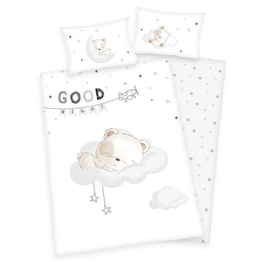 Baby Best Wende-Bettwäsche 100 x 135 cm - Good Night 1 Baby Best Wende-Bettwäsche 100 x 135 cm - Good Night