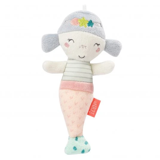 Baby Fehn 2-tlg. Set Kuscheldecke Musselin + Greifling Meerjungfrau 135 x 100 cm - Meereskinder 4 Baby Fehn 2-tlg. Set Kuscheldecke Musselin + Greifling Meerjungfrau 135 x 100 cm - Meereskinder – Bild 4