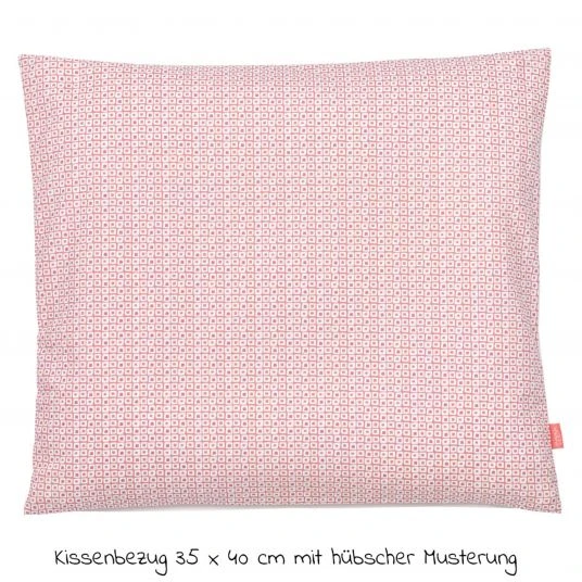 Baby Fehn 4-tlg. Bettwäsche-Set für Beistellbett & Wiege 90x40 cm / Spannbetttuch und Bettwäsche - Bruno Bär - Rosa 3 Baby Fehn 4-tlg. Bettwäsche-Set für Beistellbett & Wiege 90x40 cm / Spannbetttuch und Bettwäsche - Bruno Bär - Rosa – Bild 3