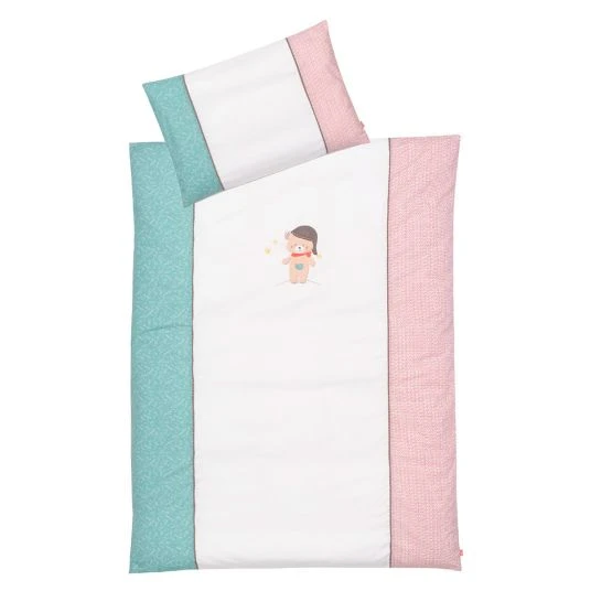 Baby Fehn Bettwäsche 100 x 135 cm - Bär Bruno 1 Baby Fehn Bettwäsche 100 x 135 cm - Bär Bruno