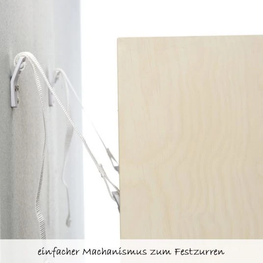 BabyDan Möbelkippsicherung 2er Pack - Weiß 3 BabyDan Möbelkippsicherung 2er Pack - Weiß – Bild 3