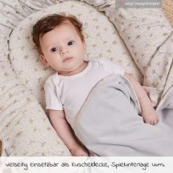 Bébé-jou Wende-Decke 75 x 100 cm - Wish Grey -Wohnen & Schlafen Verkäufe bebe jou wende decke 75 x 100 cm wish grey 3031062 d3