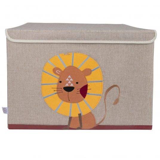 Bieco Aufbewahrungskiste / Staubox Groß 51 x 36 x 36 cm - Löwe 2 Bieco Aufbewahrungskiste / Staubox Groß 51 x 36 x 36 cm - Löwe – Bild 2