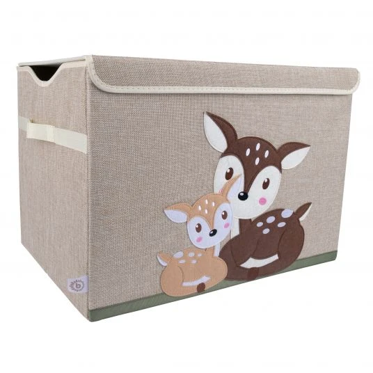 Bieco Aufbewahrungskiste / Staubox Groß 51 x 36 x 36 cm - Rehe 2 Bieco Aufbewahrungskiste / Staubox Groß 51 x 36 x 36 cm - Rehe – Bild 2