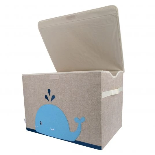 Bieco Aufbewahrungskiste / Staubox Groß 51 x 36 x 36 cm - Wal 3 Bieco Aufbewahrungskiste / Staubox Groß 51 x 36 x 36 cm - Wal – Bild 3