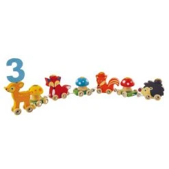 Bieco Geburtstagszug - Waldtiere