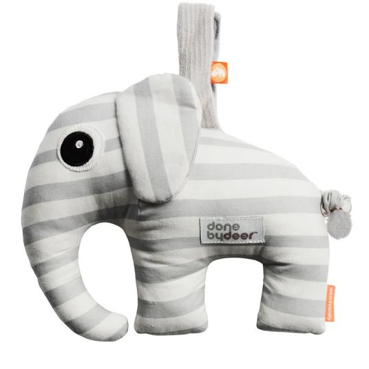 Done by Deer Einschlafhilfe & Kuscheltier mit Spieluhr - Elphee - Grau 1 Done by Deer Einschlafhilfe & Kuscheltier mit Spieluhr - Elphee - Grau