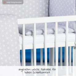 Fillikid 4-tlg. Bettwäsche-Set für Nino Decke 80 x 80 cm, Kissen 35 x 40 cm, Matratze & Nestchen - Cube - Grey - Kollektion 2022 -Wohnen & Schlafen Verkäufe fillikid 4 tlg bettwasche set fur nino decke 80 x 80 cm kissen 35 x 40 cm matratze nestchen cube grey 6810 67 d5