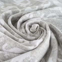 Fillikid Baumwolldecke 75 x 100 cm - Elefanten - Grau Weiß -Wohnen & Schlafen Verkäufe fillikid baumwolldecke 75 x 100 cm elefanten grau weiss kp 1600 07 d3