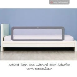Fillikid Bettgitter Emma klappbar für Standart & Boxspringbetten 150 x 50 cm - Grau - Kollektion 2022 -Wohnen & Schlafen Verkäufe fillikid bettgitter emma klappbar fur standart boxspringbetten 150 x 50 cm grau 295 50 41 d4