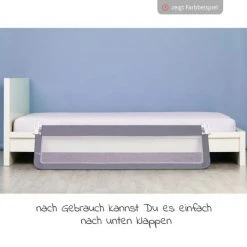 Fillikid Bettgitter Emma klappbar für Standart & Boxspringbetten 150 x 50 cm - Grau - Kollektion 2022 -Wohnen & Schlafen Verkäufe fillikid bettgitter emma klappbar fur standart boxspringbetten 150 x 50 cm grau 295 50 41 d5