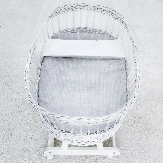 Fillikid Bettwäsche 80 x 80 cm - Punkte - Grau 6 Fillikid Bettwäsche 80 x 80 cm - Punkte - Grau – Bild 6