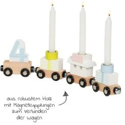 Goki Geburtstagszug mit Zahlen - Pastell -Wohnen & Schlafen Verkäufe goki geburtstagszug mit zahlen pastell 60706 d2