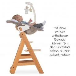 Hauck Alpha Move Natur Newborn Set - 5-tlg. Hochstuhl + Aufsatz & Wippe Deluxe, Essbrett, Sitzkissen - Sand -Wohnen & Schlafen Verkäufe hauck alpha move natur newborn set 5 tlg hochstuhl aufsatz wippe deluxe essbrett sitzkissen sand 661093 661840 667880 d3