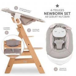 Hauck Alpha Plus Natur Newborn Set Powder Bunny - 4-tlg. Hochstuhl + Neugeborenenaufsatz + Sitzkissen Beige 8 Hauck Alpha Plus Natur Newborn Set Powder Bunny - 4-tlg. Hochstuhl + Neugeborenenaufsatz + Sitzkissen Beige -Wohnen & Schlafen Verkäufe hauck alpha plus natur newborn set powder bunny 4 tlg hochstuhl neugeborenenaufsatz sitzkissen beige 1079 1826 7613 d2