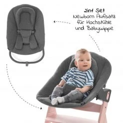 Hauck Alpha Plus Rose Newborn Set - 4-tlg. Hochstuhl + Aufsatz & Wippe Premium (verstellbar) Jersey Charcoal + Sitzpolster -Wohnen & Schlafen Verkäufe hauck alpha plus rose newborn set 4 tlg hochstuhl aufsatz wippe premium verstellbar jersey charcoal sitzpolster 661314 661604 667033 d3