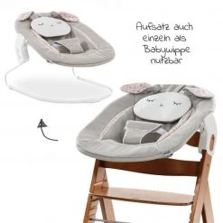 Hauck Alpha Plus Walnut Newborn Set Powder Bunny - 4-tlg. Hochstuhl + Neugeborenenaufsatz + Sitzkissen Beige -Wohnen & Schlafen Verkäufe hauck alpha plus walnut newborn set powder bunny 4 tlg hochstuhl neugeborenenaufsatz sitzkissen beige 1130 1826 7613 d3