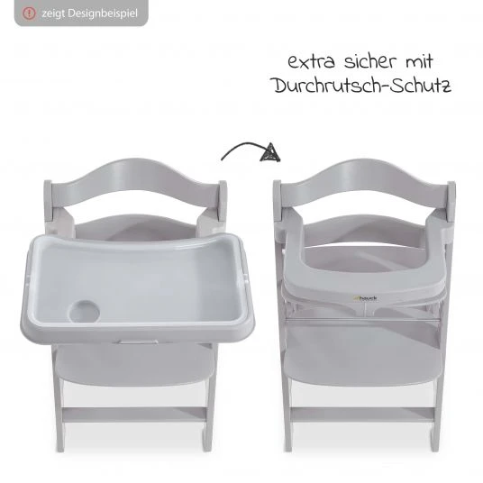 Hauck Alpha Tray - 2-teiliges Essbrett & Tisch für Alpha Hochstühle - Grey / Grau 5 Hauck Alpha Tray - 2-teiliges Essbrett & Tisch für Alpha Hochstühle - Grey / Grau – Bild 5