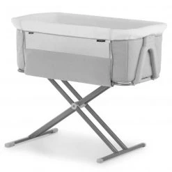 Hauck Baby Beistellbett - Face to Me 2 (auch für Boxspringbetten geeignet) - Melange Grey