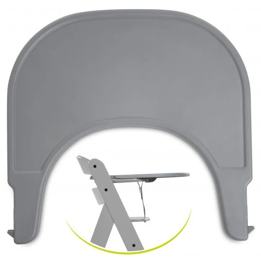 Hauck Essbrett und Tisch für Alpha Hochstuhl (Click Tray) - Grey / Grau 1 Hauck Essbrett und Tisch für Alpha Hochstuhl (Click Tray) - Grey / Grau