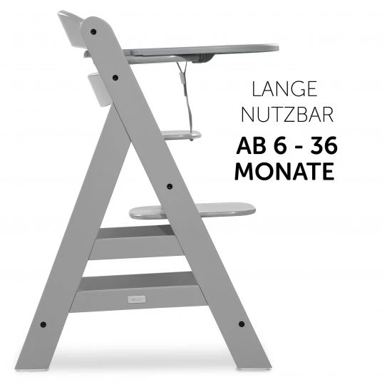 Hauck Essbrett und Tisch für Alpha Hochstuhl (Click Tray) - Grey / Grau 6 Hauck Essbrett und Tisch für Alpha Hochstuhl (Click Tray) - Grey / Grau – Bild 6