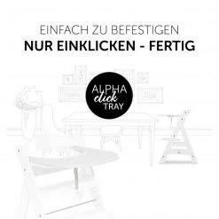 Hauck Essbrett und Tisch für Alpha Hochstuhl (Click Tray) - White / Weiss -Wohnen & Schlafen Verkäufe hauck essbrett und tisch fur alpha hochstuhl click tray white weiss 661581 d2