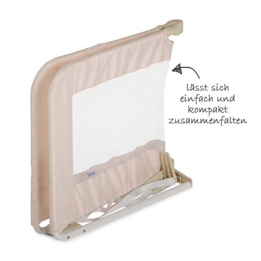 Hauck Faltbares Bettschutzgitter Sleep'n Safe Plus - Beige 2 Hauck Faltbares Bettschutzgitter Sleep'n Safe Plus - Beige – Bild 2