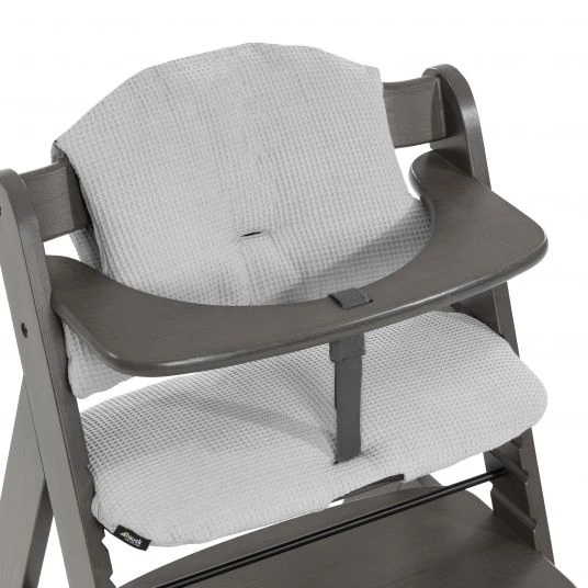 Hauck Hochstuhl Alpha Charcoal Selectline - im Sparset inkl. Sitzkissen Waffle Pique Grau 3 Hauck Hochstuhl Alpha Charcoal Selectline - im Sparset inkl. Sitzkissen Waffle Pique Grau – Bild 3