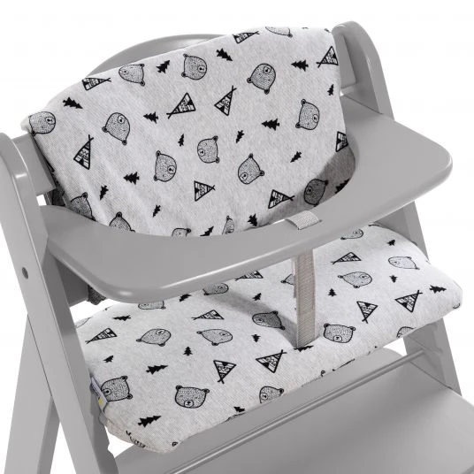 Hauck Hochstuhl Alpha Plus Grau - im Sparset inkl. Sitzkissen Nordic Grey 3 Hauck Hochstuhl Alpha Plus Grau - im Sparset inkl. Sitzkissen Nordic Grey – Bild 3