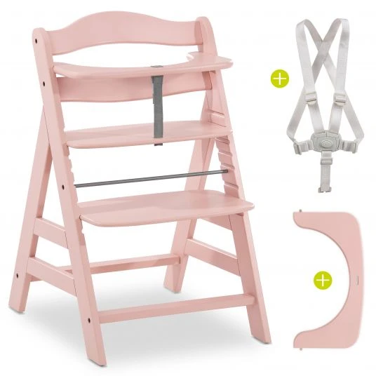 Hauck Hochstuhl Alpha Plus - Rose 1 Hauck Hochstuhl Alpha Plus - Rose