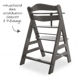 Hauck Hochstuhl Alpha Plus Select - Charcoal / Dunkelgrau 9 Hauck Hochstuhl Alpha Plus Select - Charcoal / Dunkelgrau -Wohnen & Schlafen Verkäufe hauck hochstuhl alpha plus select charcoal dunkelgrau 661307 d3