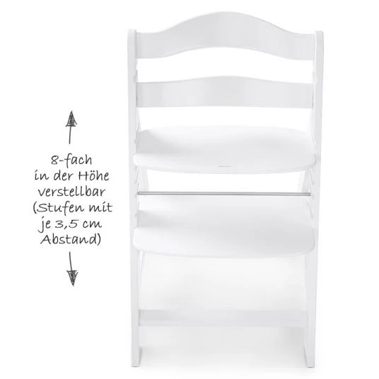 Hauck Hochstuhl Alpha Plus - White 4 Hauck Hochstuhl Alpha Plus - White – Bild 4
