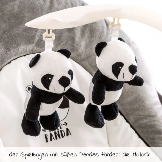 Hauck Hochstuhl & Babyliege ab Geburt - Sit'n Relax mit Babyaufsatz (klappbar und Höhe verstellbar) - Wild Panda - Kollektion 2022 4 Hauck Hochstuhl & Babyliege ab Geburt - Sit'n Relax mit Babyaufsatz (klappbar und Höhe verstellbar) - Wild Panda - Kollektion 2022 – Bild 4