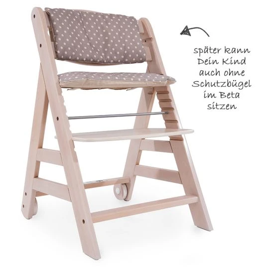 Hauck Hochstuhl Beta Plus - Whitewashed Dots 4 Hauck Hochstuhl Beta Plus - Whitewashed Dots – Bild 4