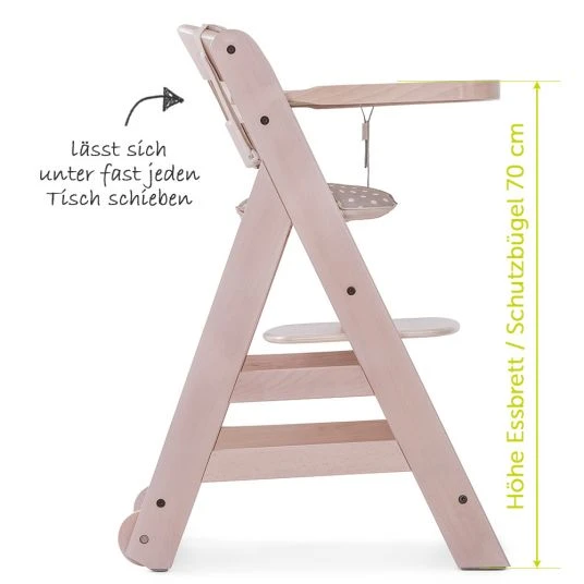 Hauck Hochstuhl Beta Plus - Whitewashed Dots 5 Hauck Hochstuhl Beta Plus - Whitewashed Dots – Bild 5