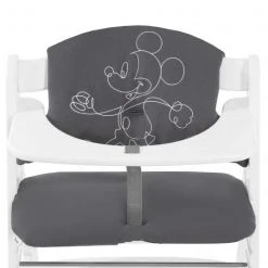 Hauck Sitzkissen / Hochstuhlauflage für Alpha Hochstuhl Highchair Pad Select - Disney - Mickey Mouse Anthracite