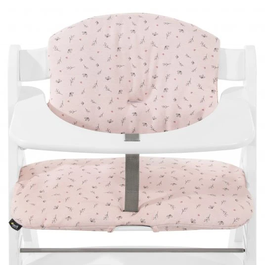 Hauck Sitzkissen / Hochstuhlauflage für Alpha Hochstuhl - Highchair Pad Select - Jersey Flowers Rose 1 Hauck Sitzkissen / Hochstuhlauflage für Alpha Hochstuhl - Highchair Pad Select - Jersey Flowers Rose