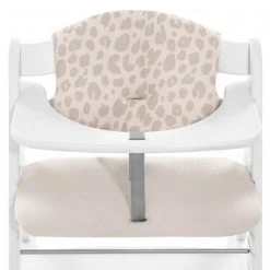Hauck Sitzkissen / Hochstuhlauflage für Alpha Hochstuhl - Highchair Pad Select - Muslin Leo Natural