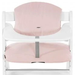 Hauck Sitzkissen / Hochstuhlauflage für Alpha Hochstuhl - Highchair Pad Select - Muslin Mineral Rose