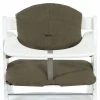 Hauck Sitzkissen / Hochstuhlauflage für Alpha Hochstuhl - Highchair Pad Select - Waffle Pique Olive