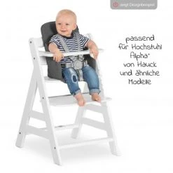 Hauck Sitzverkleinerer für Alpha Hochstuhl - Select Line - Jersey Charcoal -Wohnen & Schlafen Verkäufe hauck sitzverkleinerer fur alpha hochstuhl select line jersey charcoal 667859 d3