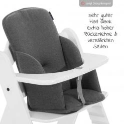 Hauck Sitzverkleinerer für Alpha Hochstuhl - Select Line - Jersey Charcoal -Wohnen & Schlafen Verkäufe hauck sitzverkleinerer fur alpha hochstuhl select line jersey charcoal 667859 d5