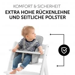 Hauck Sitzverkleinerer / Sitzkissen für Alpha Hochstuhl - Cosy Select - Waffle Pique Grey -Wohnen & Schlafen Verkäufe hauck sitzverkleinerer sitzkissen fur alpha hochstuhl cosy select waffle pique grey 667828 d4